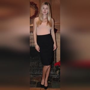 Classiques Entier Black Pencil Skirt sz 2